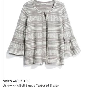 Skies are Blue knit blazer